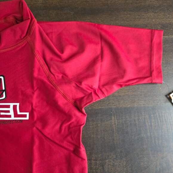 XCel Shortsleeve Kid's Surf Swimming Shirt Red 40529 NWT - Picture 6 of 12